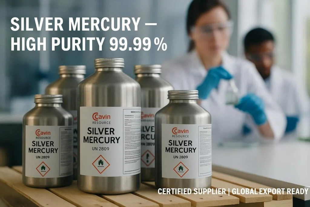 Certified-99.99-pure-Silver-Mercury-packaged-in-sealed-steel-flasks-ready-for-global-export.-Supplied-by-Cavin-Resource-with-full-compliance-and-lab-verification-1024x682
